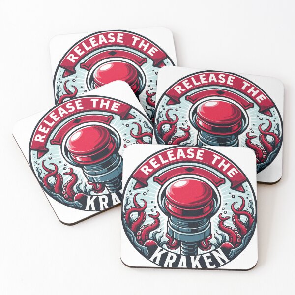 Item preview, Release the kraken Button designed and sold by HYPeR-NaTUrE.