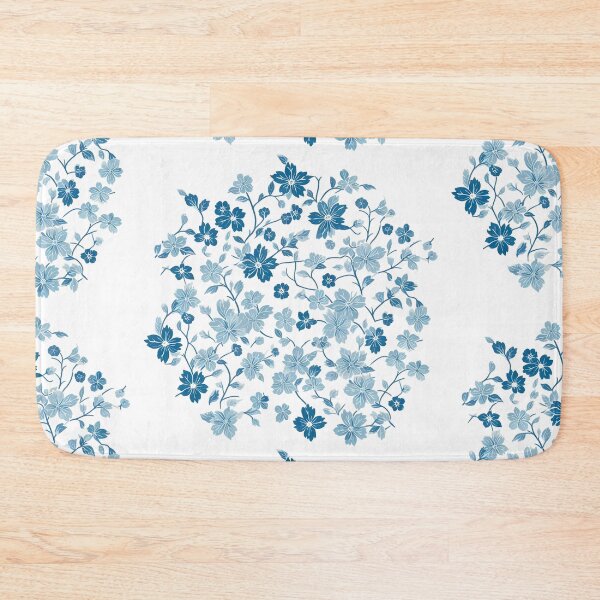 Item preview, Big Blue Flowers designed and sold by HeeShirt.