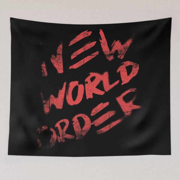 Item preview, New World Order Typography Graffiti designed and sold by FriskySloths.