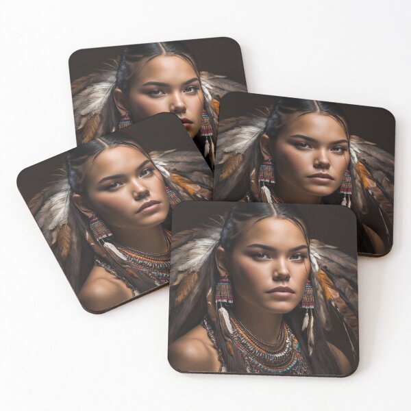 Item preview, Native American Indian Woman designed and sold by Gary-Shop.