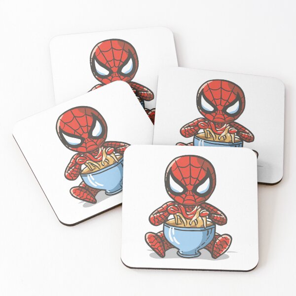 Item preview, Adorable Angry Baby Spider Eating Pasta Slinging Carb Loading - Hilarious Spider Eating Food Meme Cartoon Costume designed and sold by SpideyUniverse.
