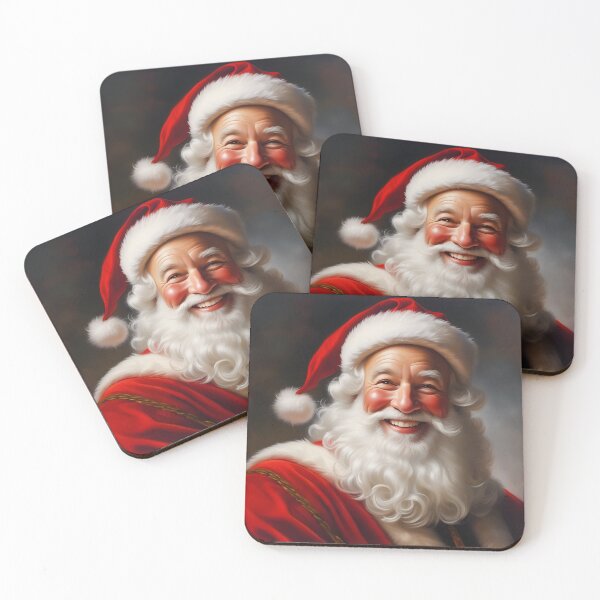 Item preview, Santa Claus Portrait 01 - Santa's Love Radiance: Festive Cheer designed and sold by Artekinium.