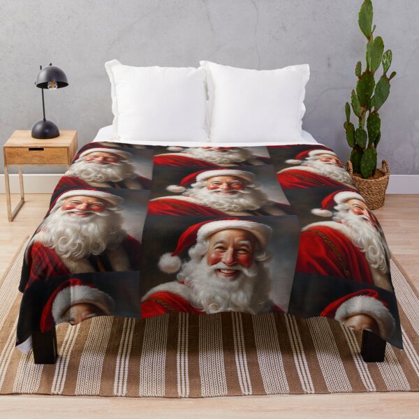 Item preview, Santa Claus Portrait 01 - Santa's Love Radiance: Festive Cheer designed and sold by Artekinium.