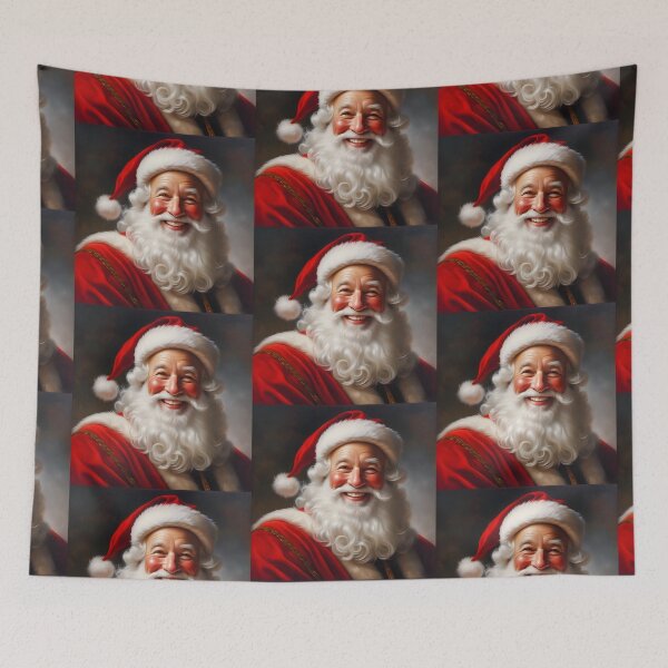 Item preview, Santa Claus Portrait 01 - Santa's Love Radiance: Festive Cheer designed and sold by Artekinium.