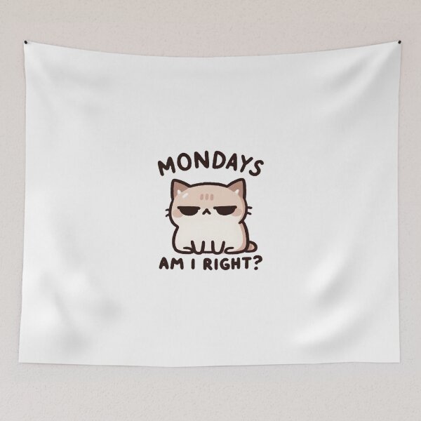 Aperçu de l'œuvre Cat's Take on the Monday Blues créée et vendue par UmbrellaStudio1.