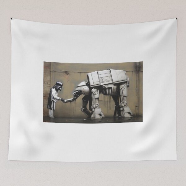 Item preview, banksy i am a robot designed and sold by Gianyyu.