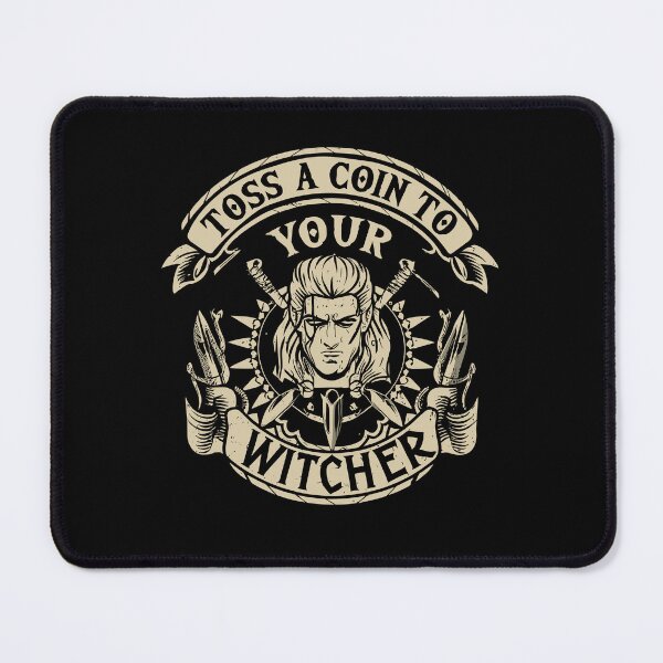 Item preview, Toss A Coin To Your Witcher Geralt of Rivia designed and sold by silverhexagon.