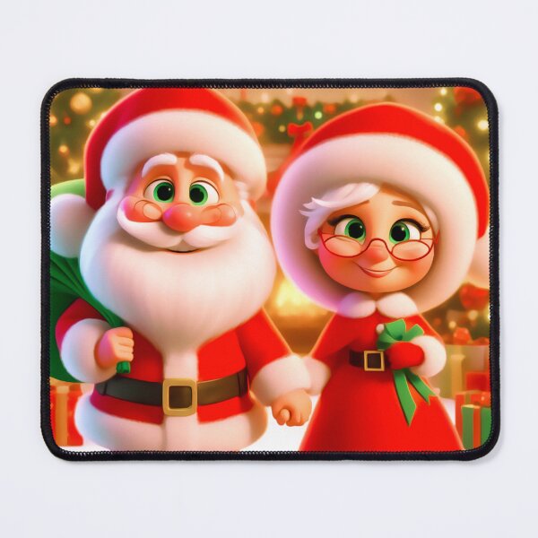 Item preview, santa and mrs claus designed and sold by merchbysadie.