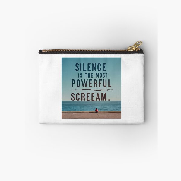 Item preview, silence is the most powerful scream designed and sold by abdelaziz0.