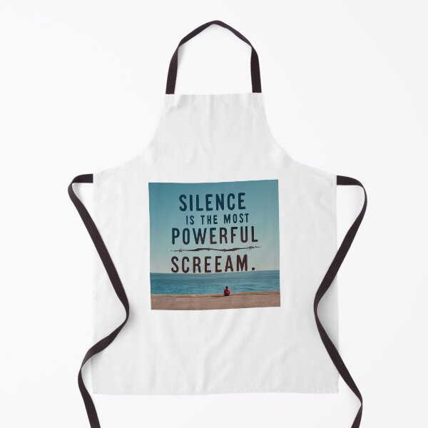 Item preview, silence is the most powerful scream designed and sold by abdelaziz0.
