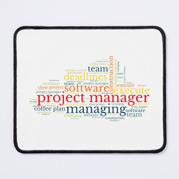 Item preview, Project Manager Word Cloud designed and sold by TeesYouWant.