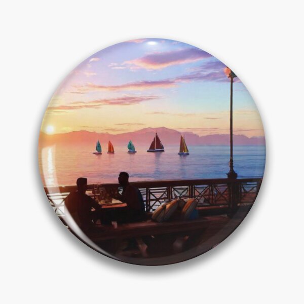 Item preview, Tiki bar sunset designed and sold by MatrixTattoo.