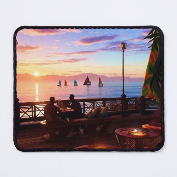 Item preview, Tiki bar sunset designed and sold by MatrixTattoo.