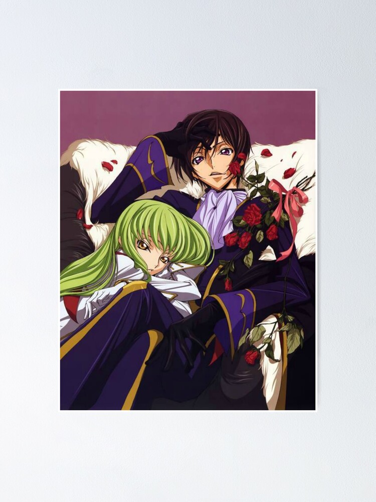 Code Geass Lelouch C C Poster By Therektone Redbubble