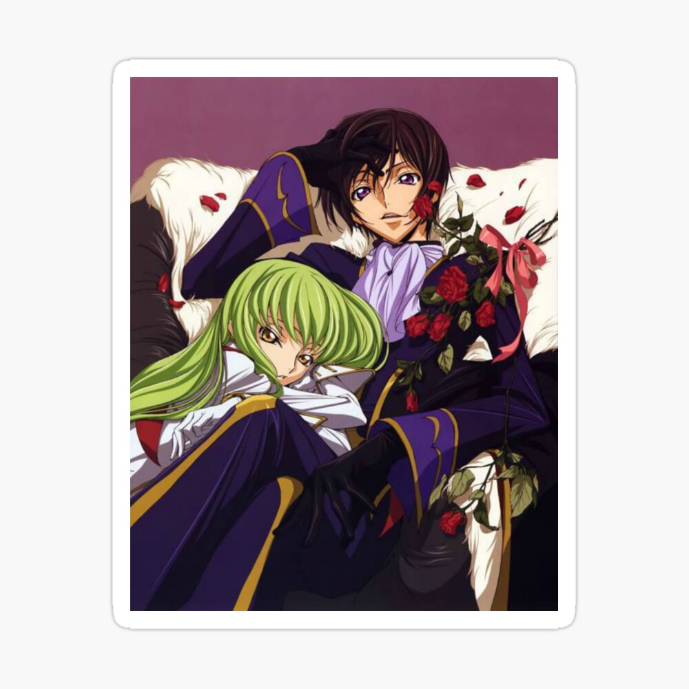 Code Geass Lelouch C C Poster By Therektone Redbubble