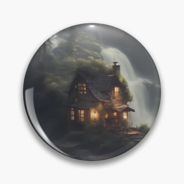Item preview, Cottage by the Falls designed and sold by rebecca-rabbbit.