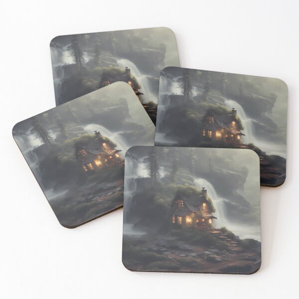 Item preview, Cottage by the Falls designed and sold by rebecca-rabbbit.