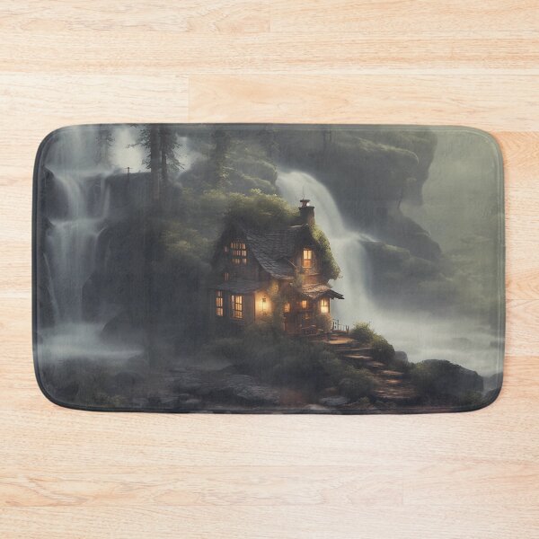 Item preview, Cottage by the Falls designed and sold by rebecca-rabbbit.
