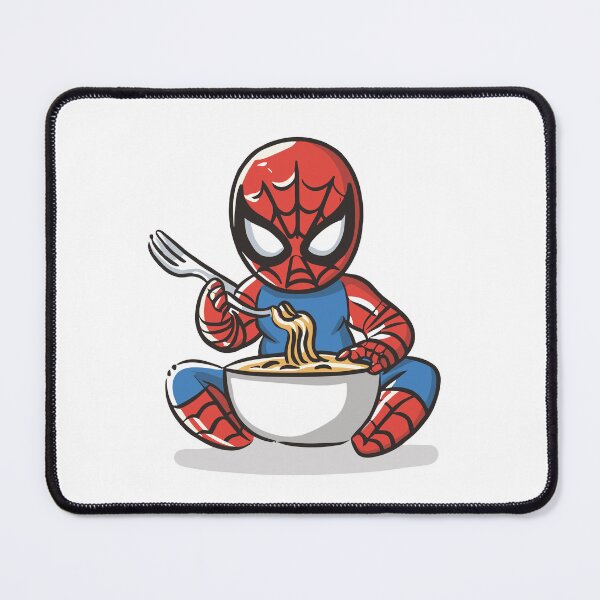 Item preview, Adorable Angry Baby Spider Eating Pasta Slinging Carb Loading - Hilarious Spider Eating Food Meme Cartoon Costume designed and sold by SpideyUniverse.