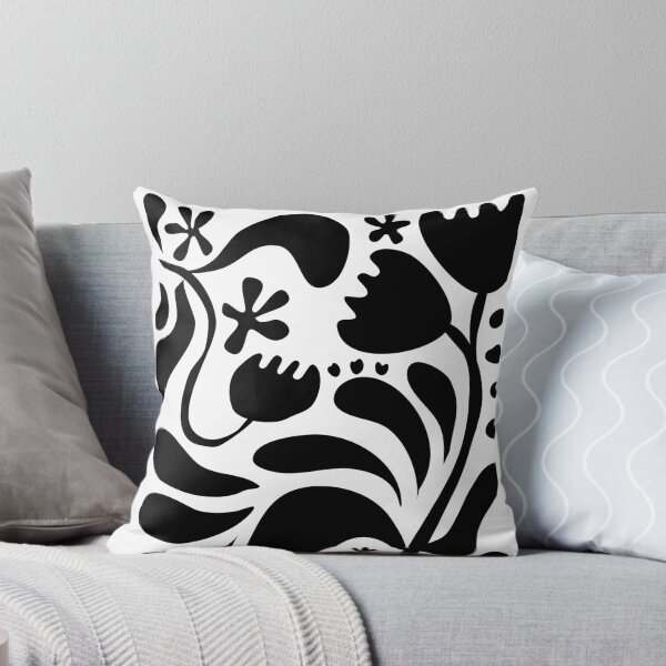 Item preview, Abstract flowers black and white designed and sold by Chigurena.