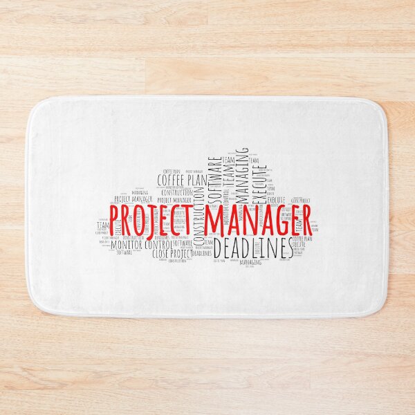 Item preview, Project Manager Word Cloud designed and sold by TeesYouWant.