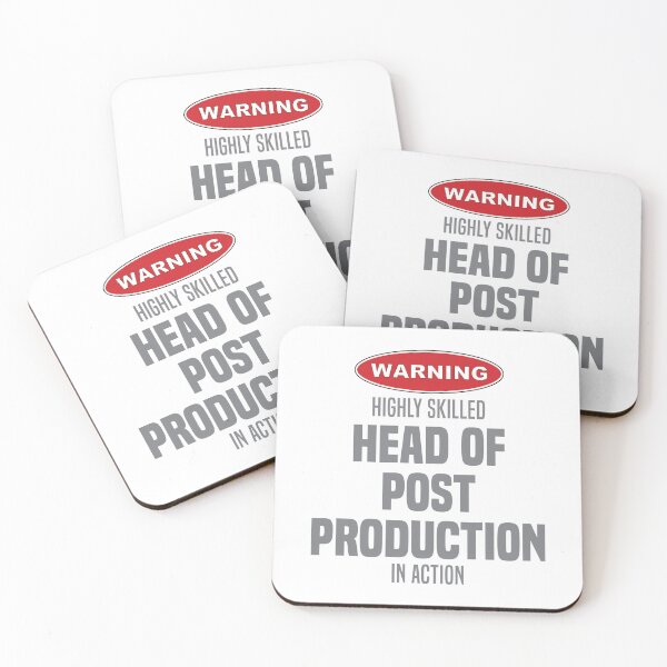 Item preview, Highly Skilled Head of Post Production in Action designed and sold by NermilioDesigns.
