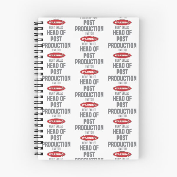 Item preview, Highly Skilled Head of Post Production in Action designed and sold by NermilioDesigns.