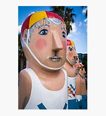 Beach Bollard Photographic Print
