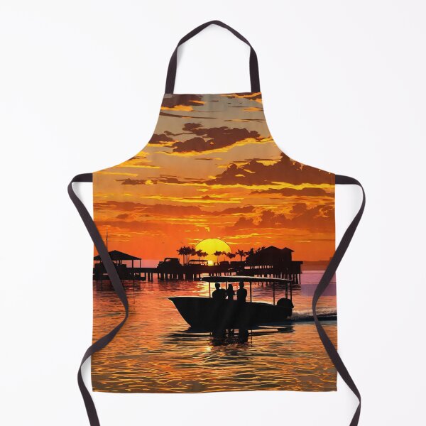 Item preview, Sunset boat designed and sold by MatrixTattoo.