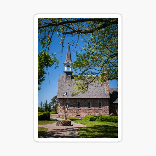 Item preview, Vertical, side view, Grand Pre Church designed and sold by Harv Churchill.