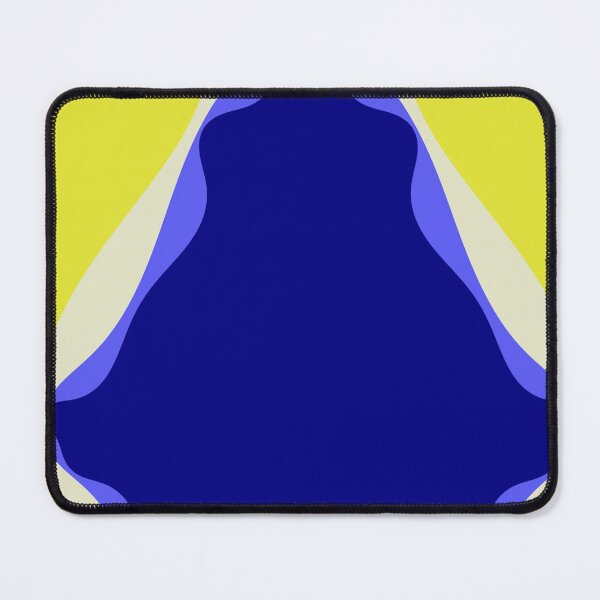 Item preview, Abstract Organic Shapes - Blue Yellow Layers designed and sold by pngrktes-art.