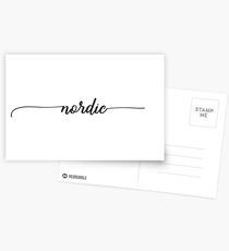 nordisches Design Postkarten
