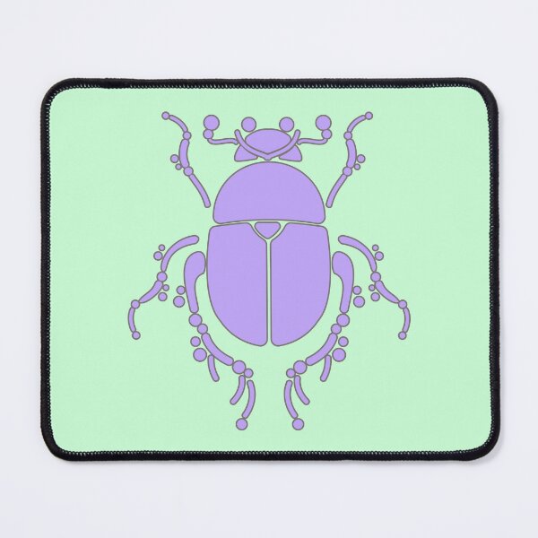 Item preview, Colorful, geometric beetle pattern,lilac. designed and sold by My-fake-places.