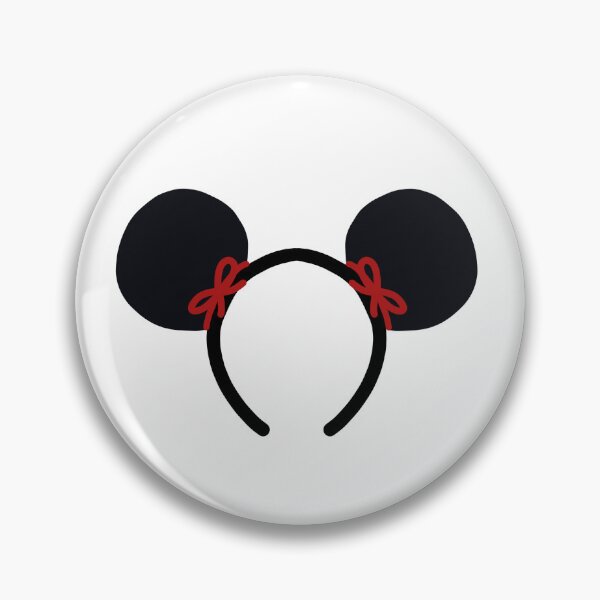 Item preview, Black Classic Mouse Ears with Little Red Bows designed and sold by MagicChelsea.