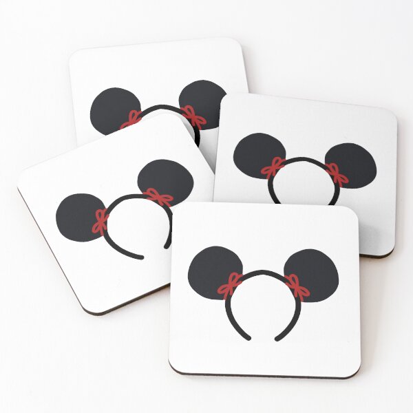 Item preview, Black Classic Mouse Ears with Little Red Bows designed and sold by MagicChelsea.
