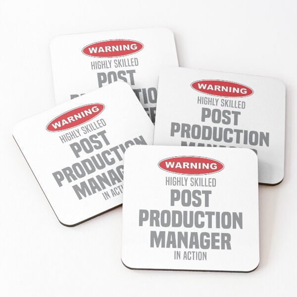 Item preview, Highly Skilled Post Production Manager in Action designed and sold by NermilioDesigns.