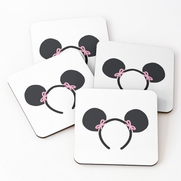 Item preview, Black Classic Mouse Ears with Little Pink Bows designed and sold by MagicChelsea.
