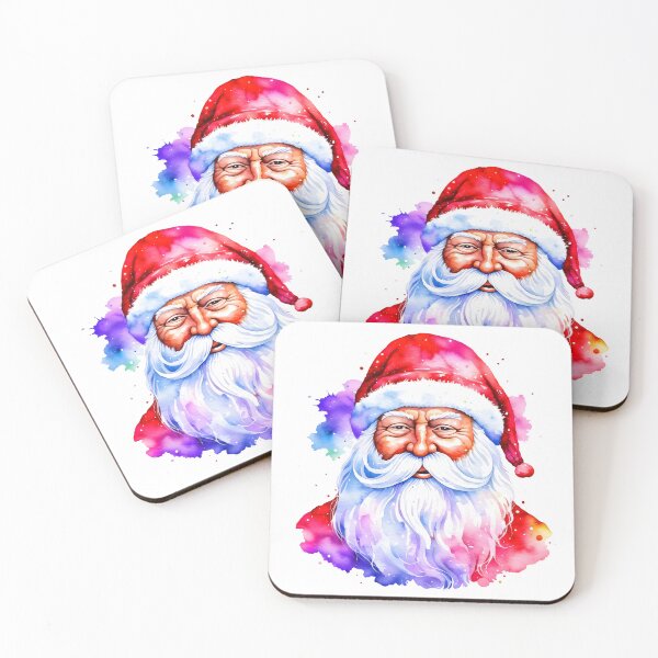 Item preview, Santa Claus with happy smile watercolor style designed and sold by Trendsecne.