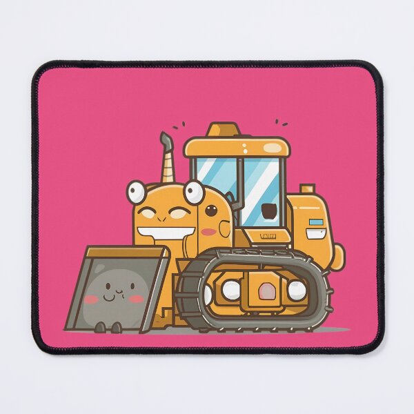 Item preview, Kawaii Anime Bulldozer designed and sold by FlexYourMind.