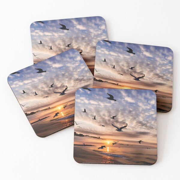 Item preview, Sunset birds designed and sold by MatrixTattoo.