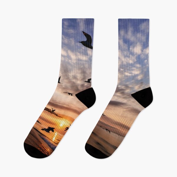 Item preview, Sunset birds designed and sold by MatrixTattoo.