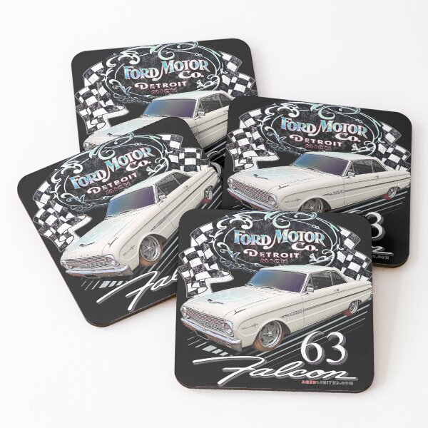 Artikelvorschau, 1963 Ford Falcon Hot Rod Muscle Oldtimer entworfen und verkauft von AGED Limited.