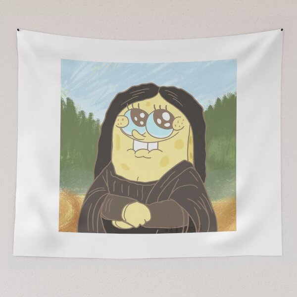 Item preview, Mona Lisa SpongeBob designed and sold by Yaso Store.