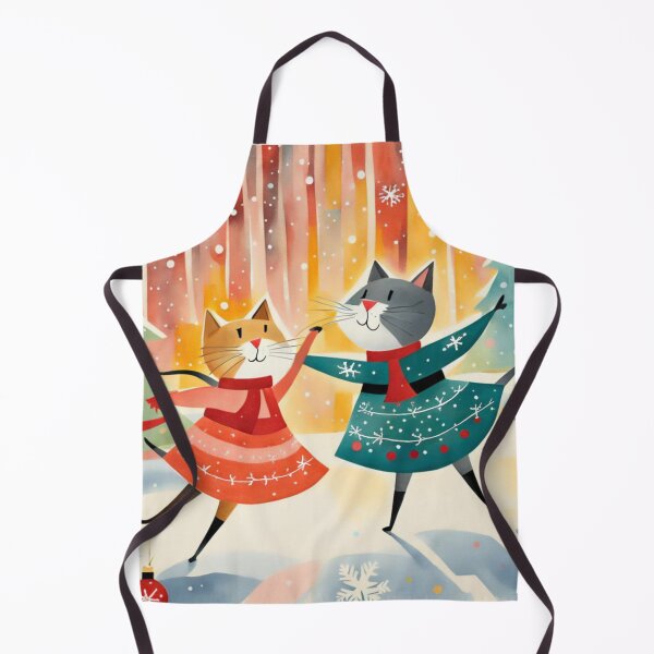 Item preview, Christmas winter cat dance designed and sold by YukiKenji.