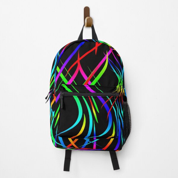 Item preview, Bold Abstract Design Neon Colors on Black designed and sold by carolina1.
