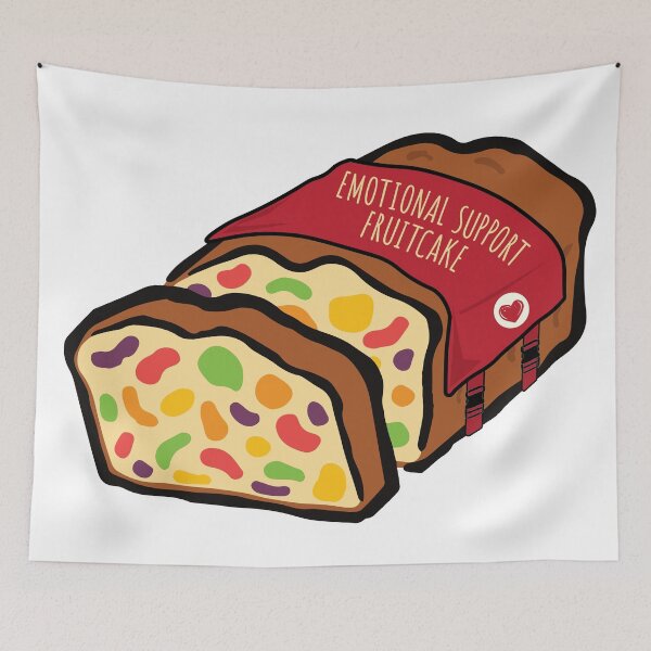 Item preview, Emotional Support Fruitcake designed and sold by chillaxcats.