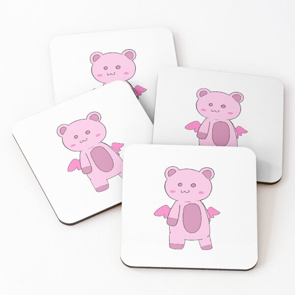 Item preview, Winged Bear (Pink) designed and sold by AshKipo6607.