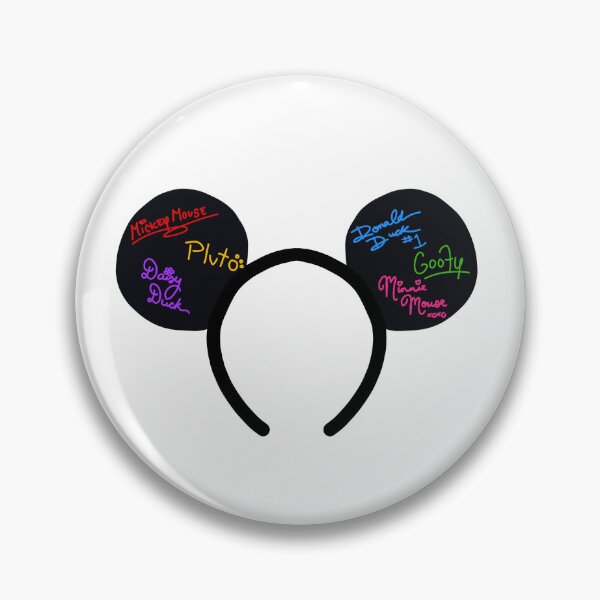 Item preview, Black Classic Mouse Ears with Autographs designed and sold by MagicChelsea.