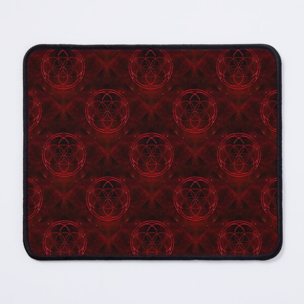 Item preview, Patrón de geometría sagrada de la semilla roja de la vida designed and sold by LunarisPlexus.