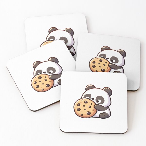 Item preview, Panda Enjoying a Delicious Chocolate Chip Cookie designed and sold by UmbrellaStudio1.